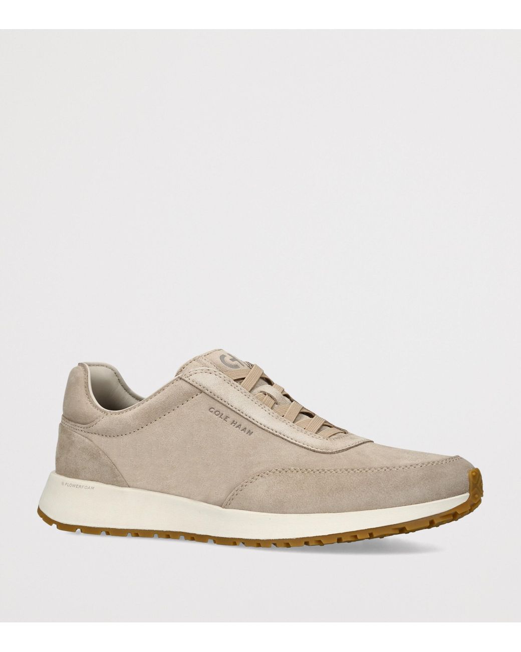 Cole Haan Natural Suede Grandprø Luxe Mile Sneakers for men