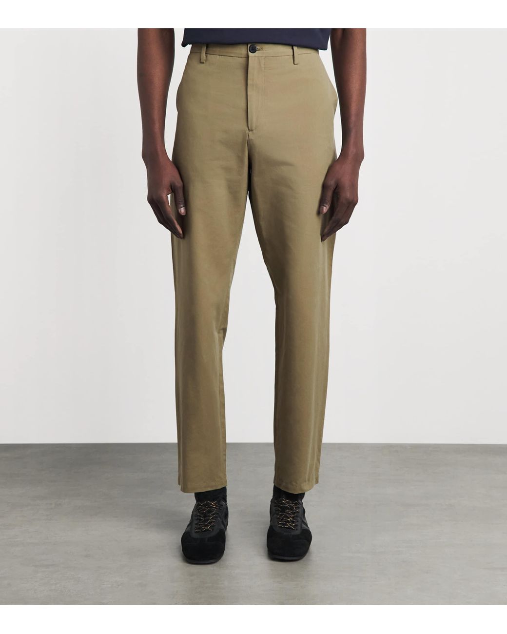 Paul Smith Green Cotton-Blend Chinos for men