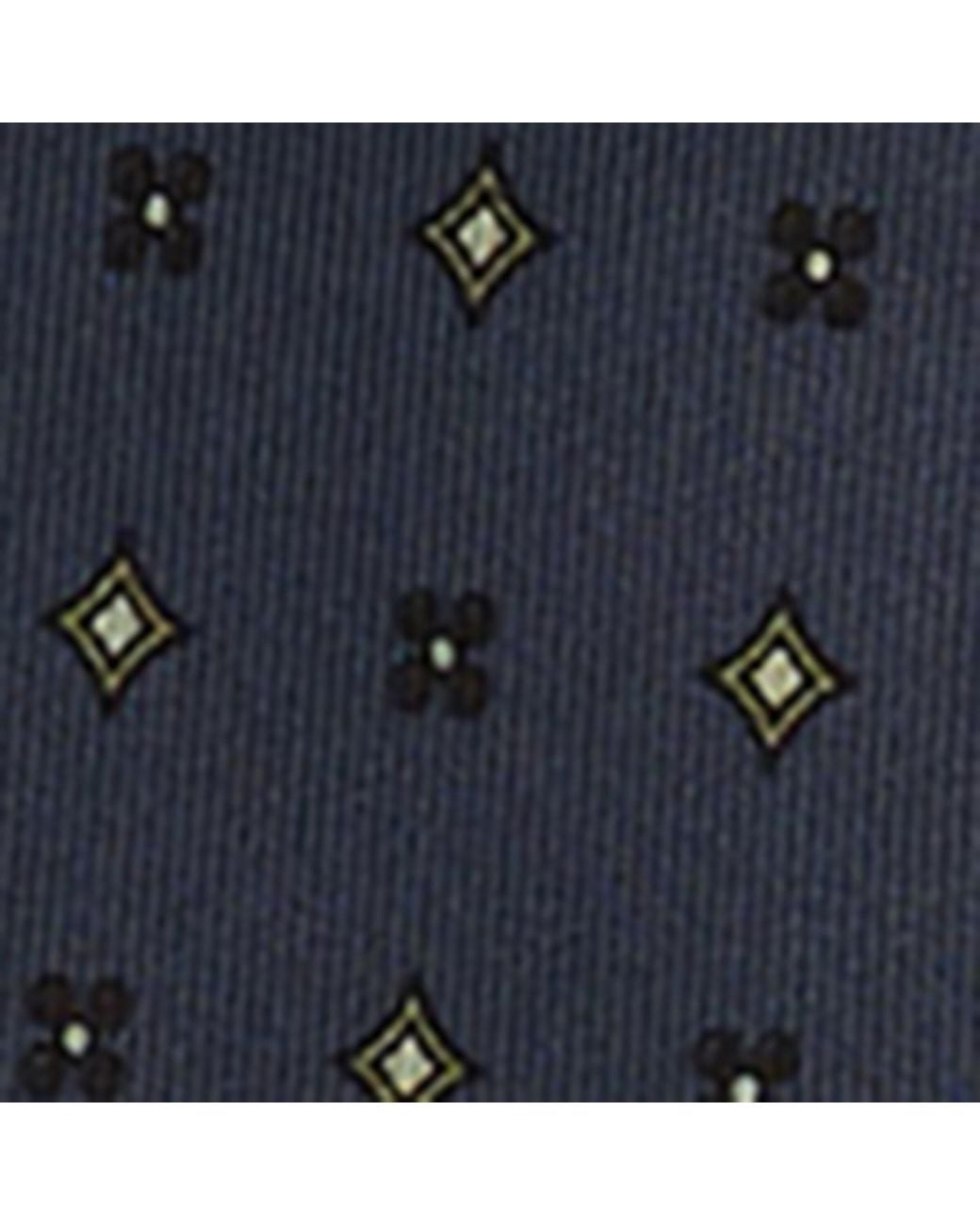 Dunhill Blue Silk Printed Tie for men
