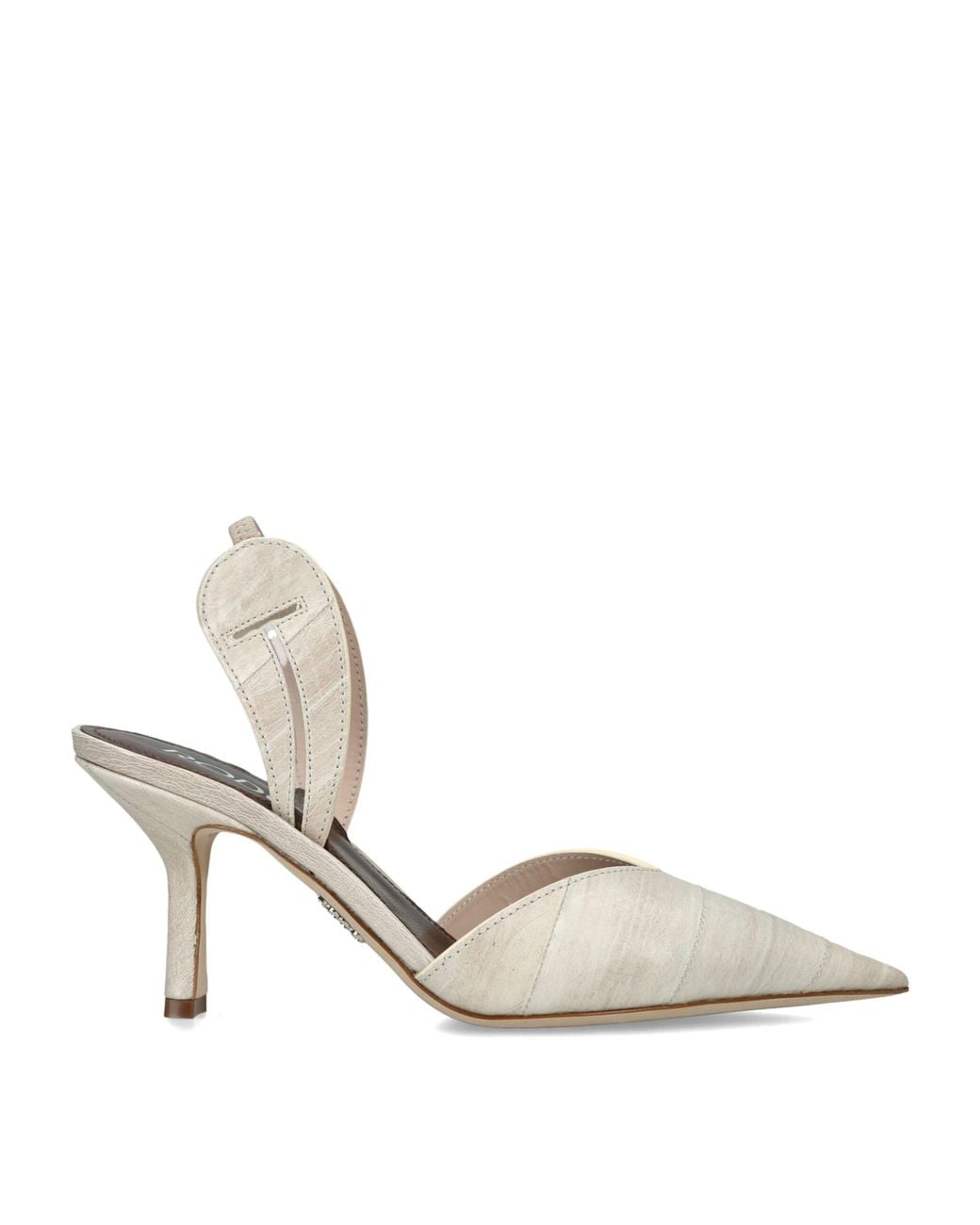 Rodo Metallic Aira Slingback Pumps 75