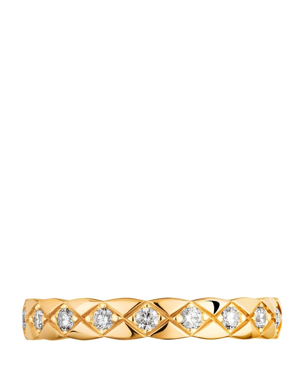 Chanel Metallic And Diamond Coco Crush Ring
