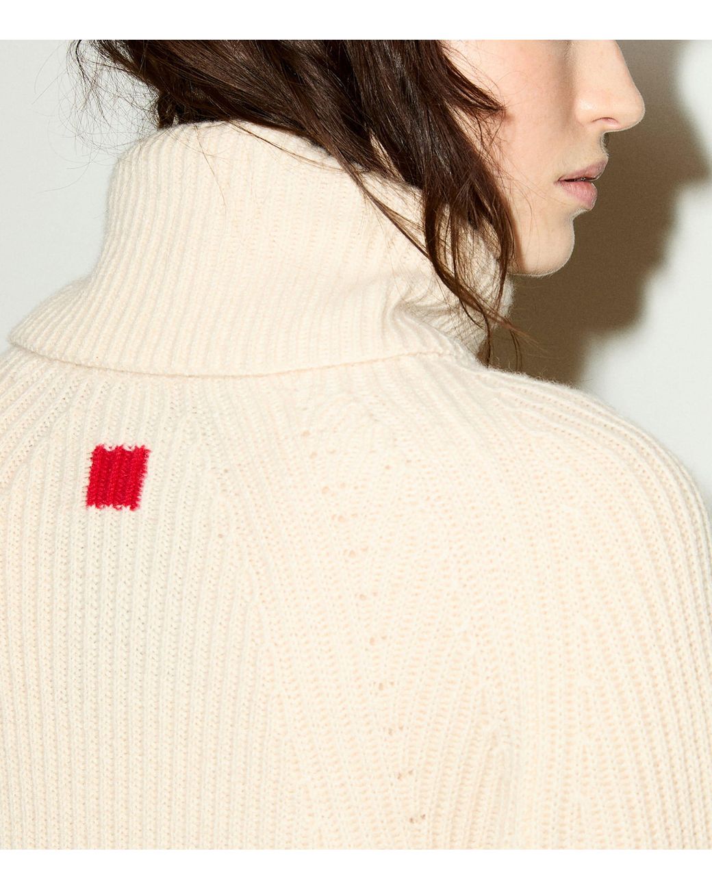 MAX&Co. Natural Wool-Cashmere Rollneck Sweater