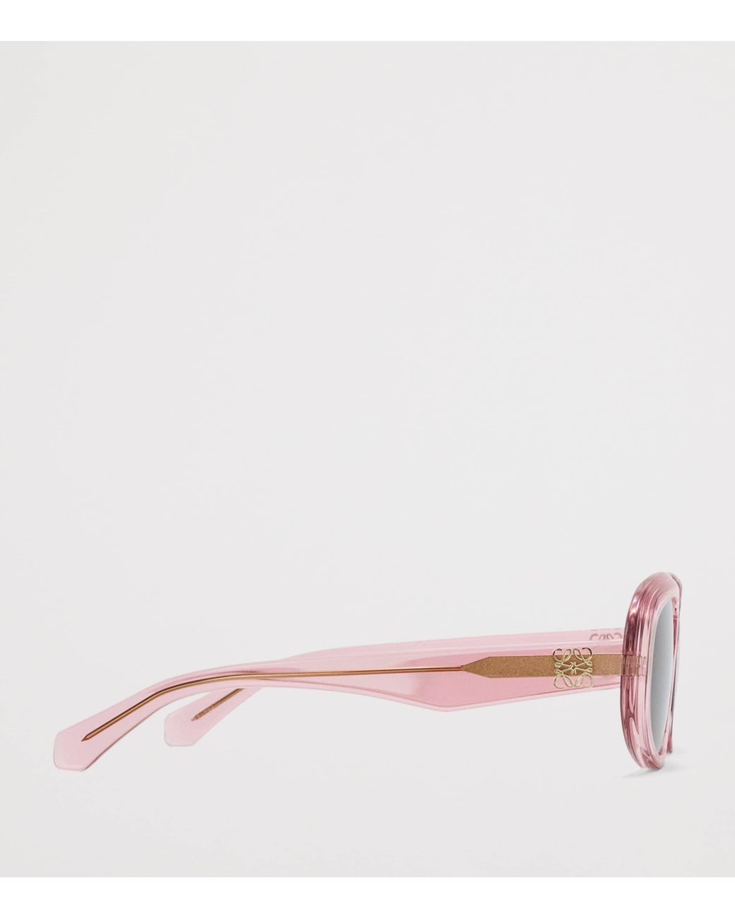 Loewe Pink Rectangular Steps Sunglasses