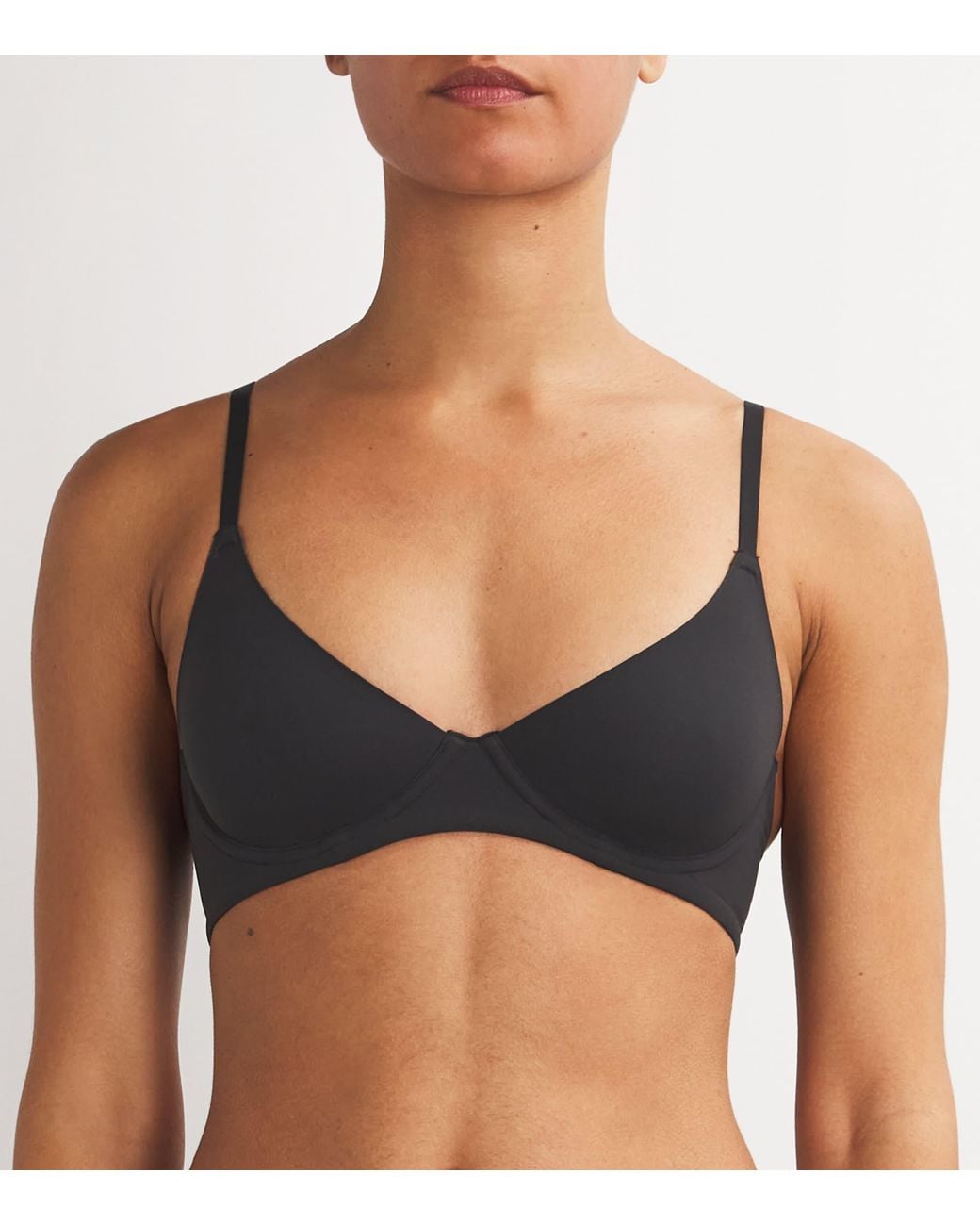 Skims Black Fits Everybody Unlined Demi Bra