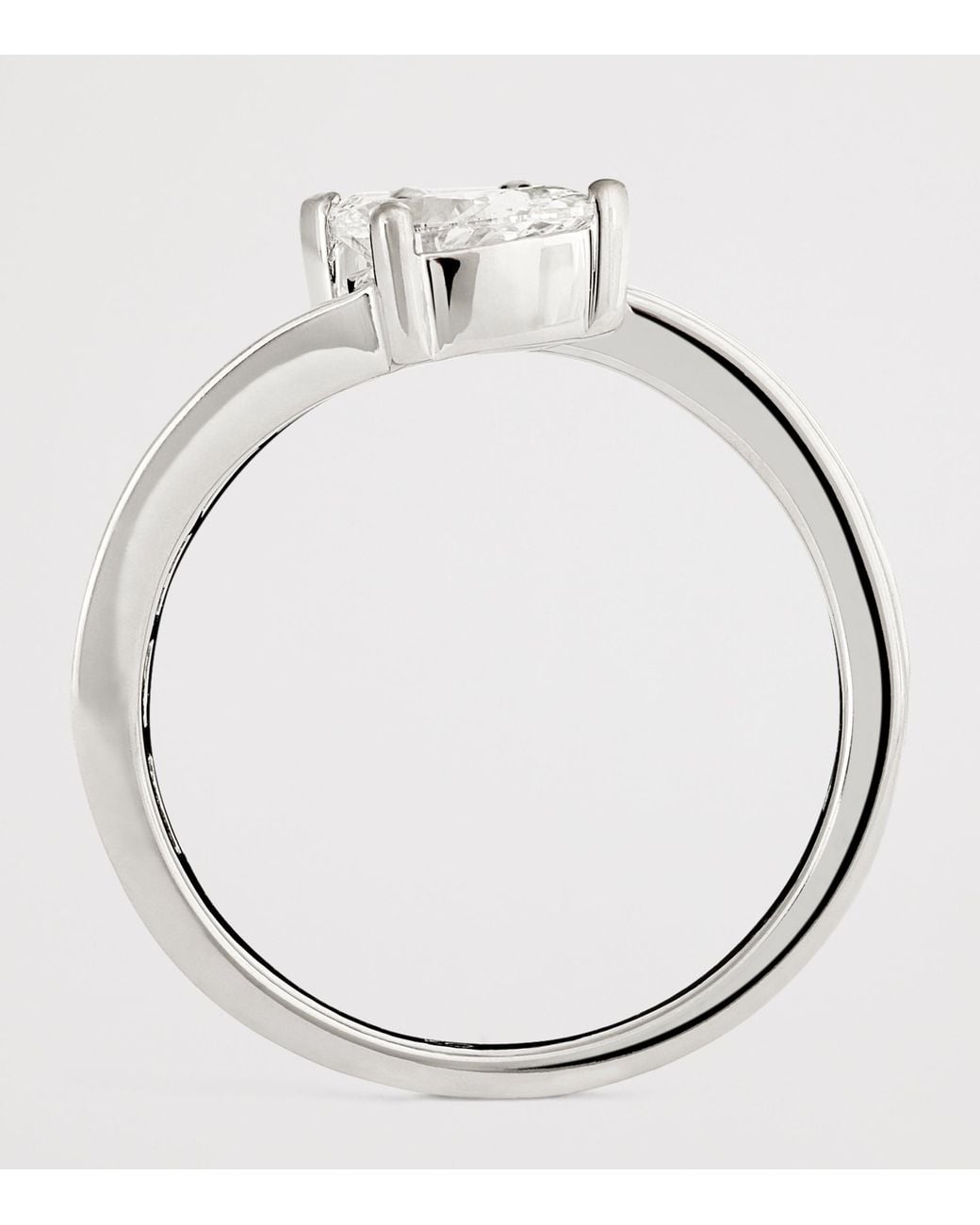 Anita Ko White And Diamond Saturn Ring
