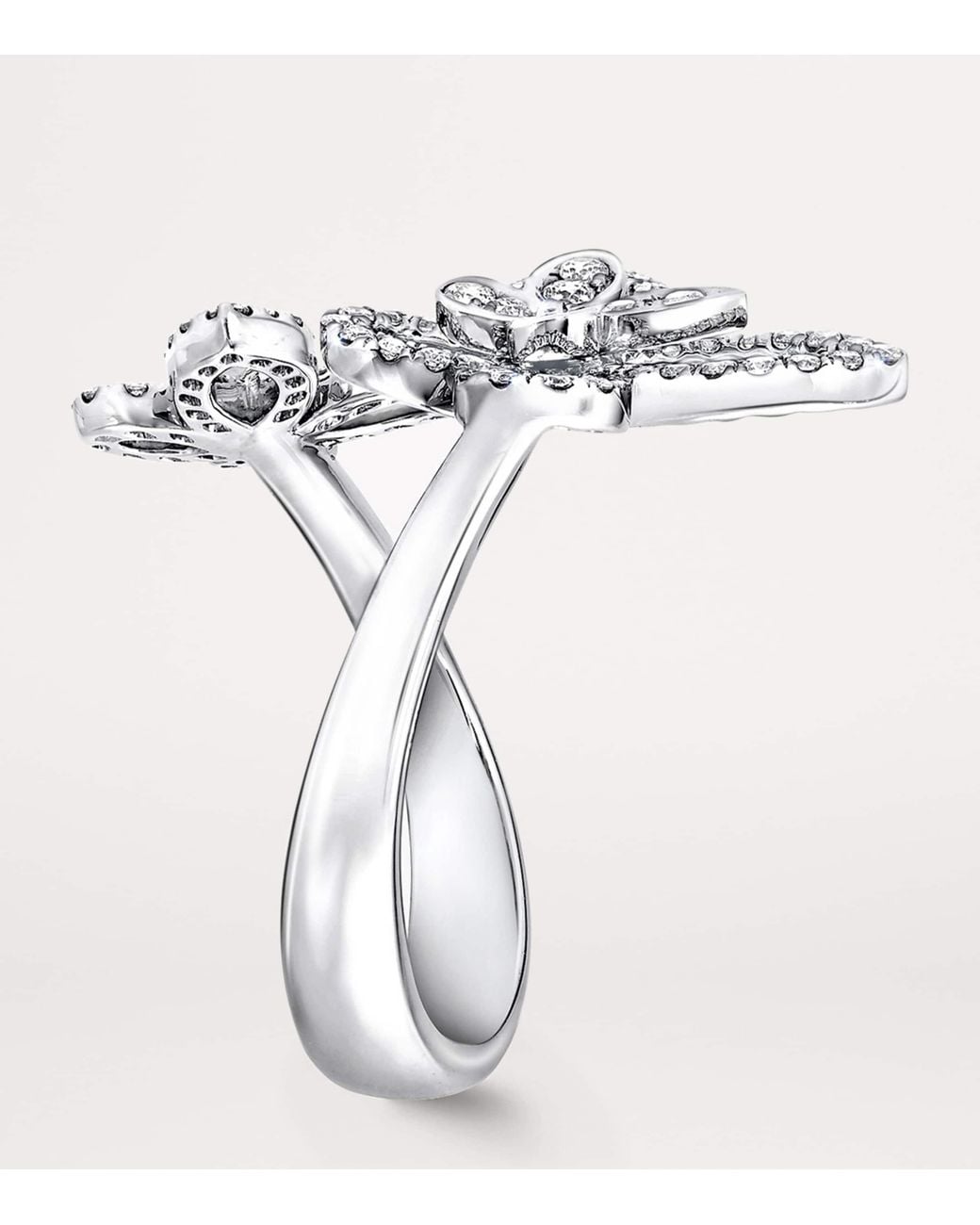 Graff White And Diamond Butterfly Ring