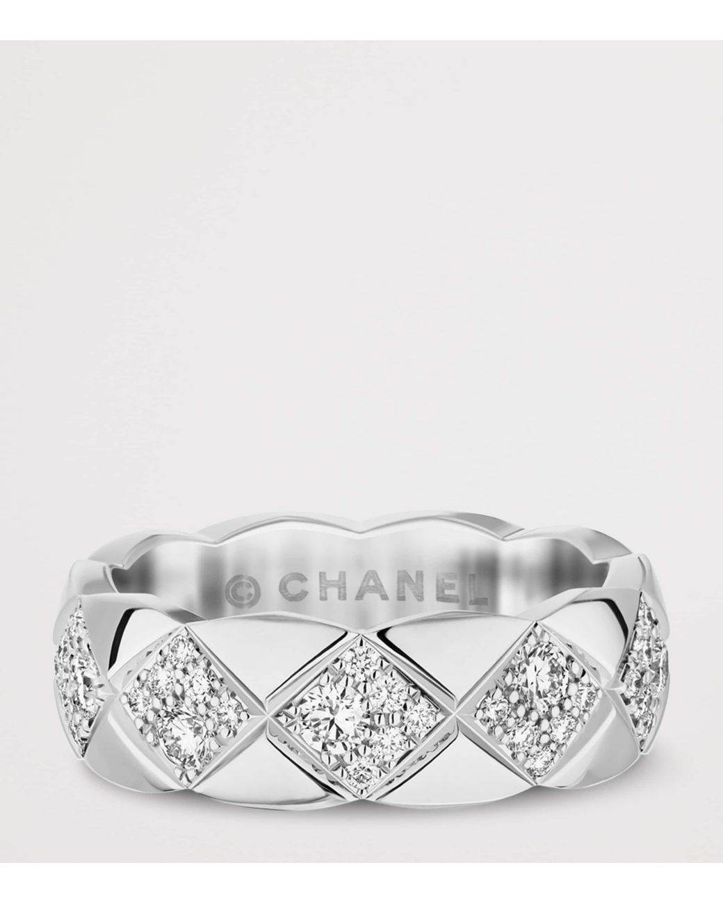 Chanel Metallic And Diamond Coco Crush Ring