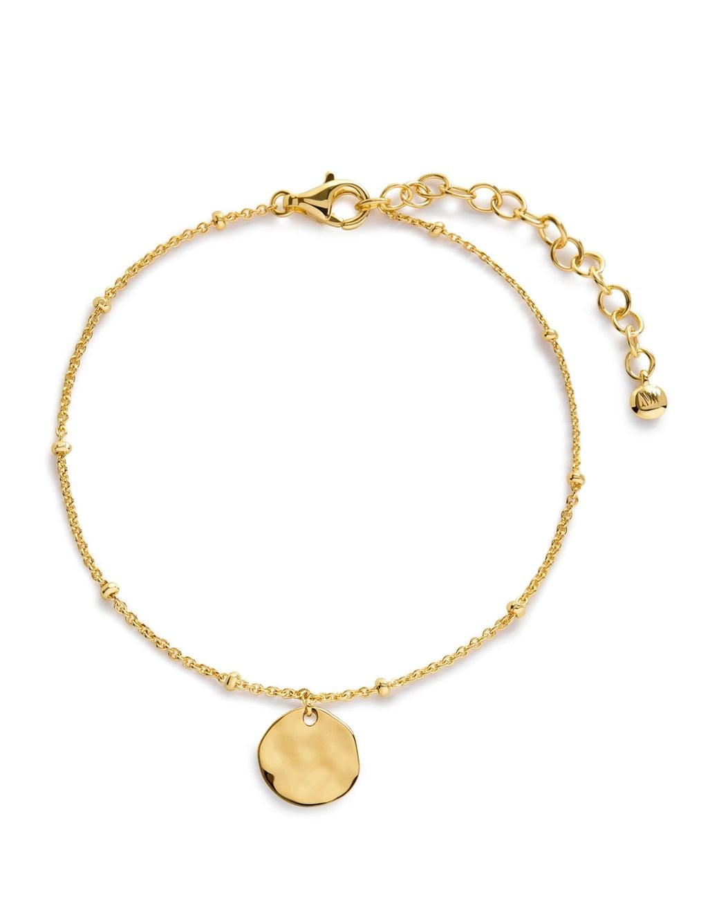 Monica Vinader Metallic Vermeil Mv Siren Muse Station Chain Bracelet