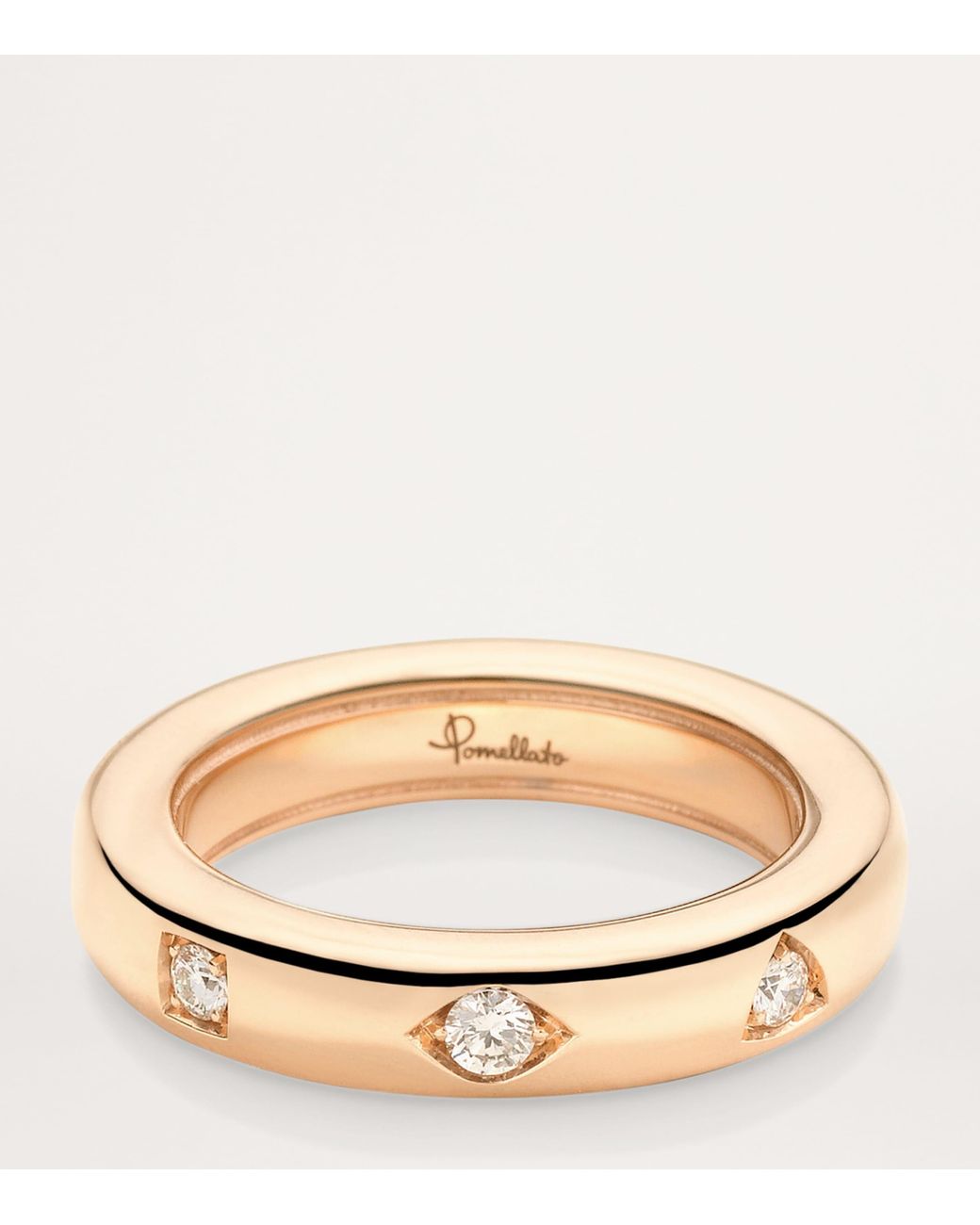 Pomellato Metallic And Diamond Iconica Ring