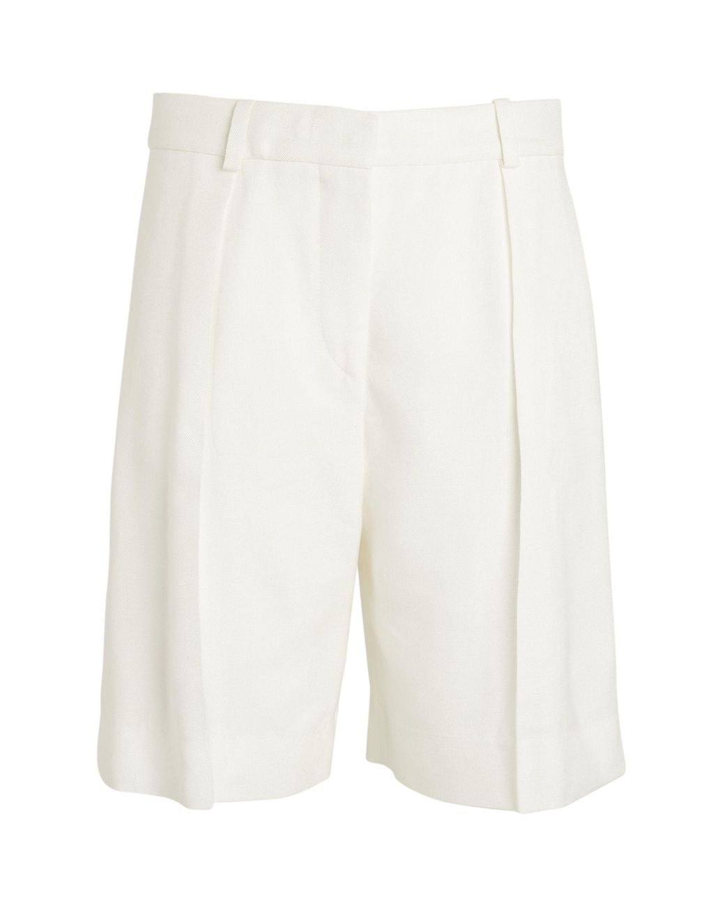 Victoria, Victoria Beckham Synthetic Tailored Shorts in White - Lyst