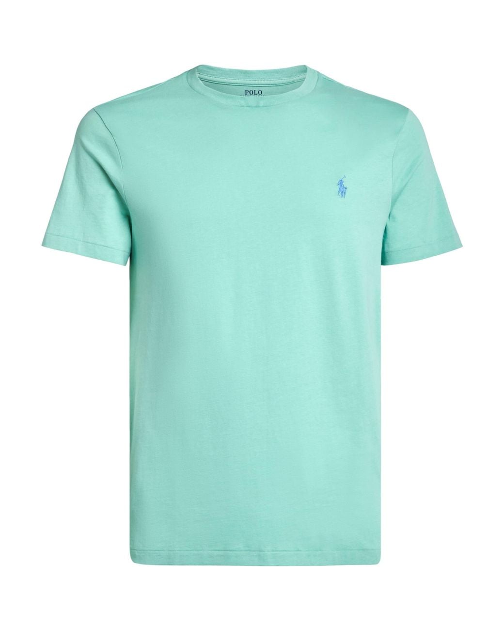 Polo Ralph Lauren Green Cotton Custom-Fit Polo Pony T-Shirt for men