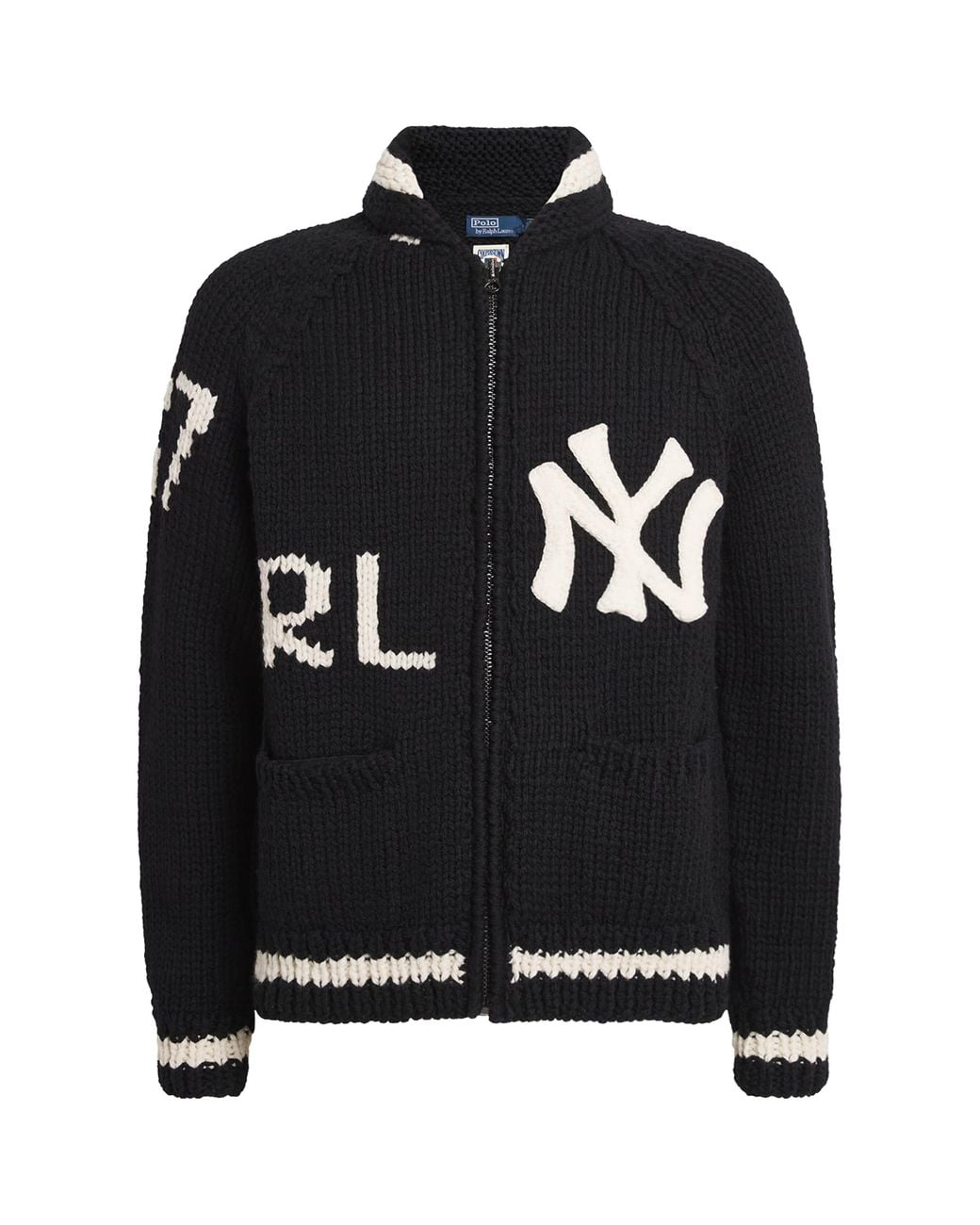 Polo Ralph Lauren Black Woven Basketball Jacket for men