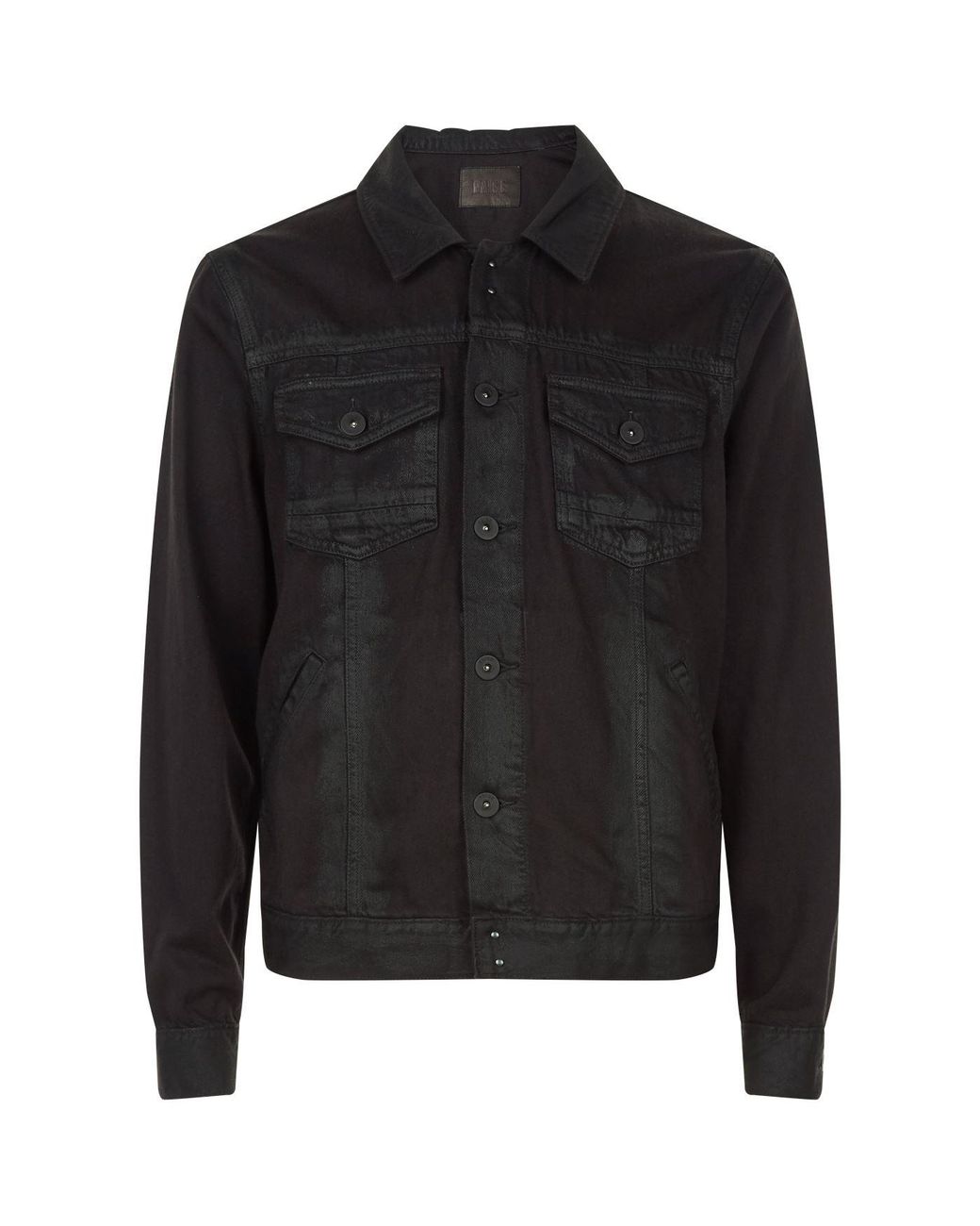 PAIGE Scout Denim Jacket in Black for 