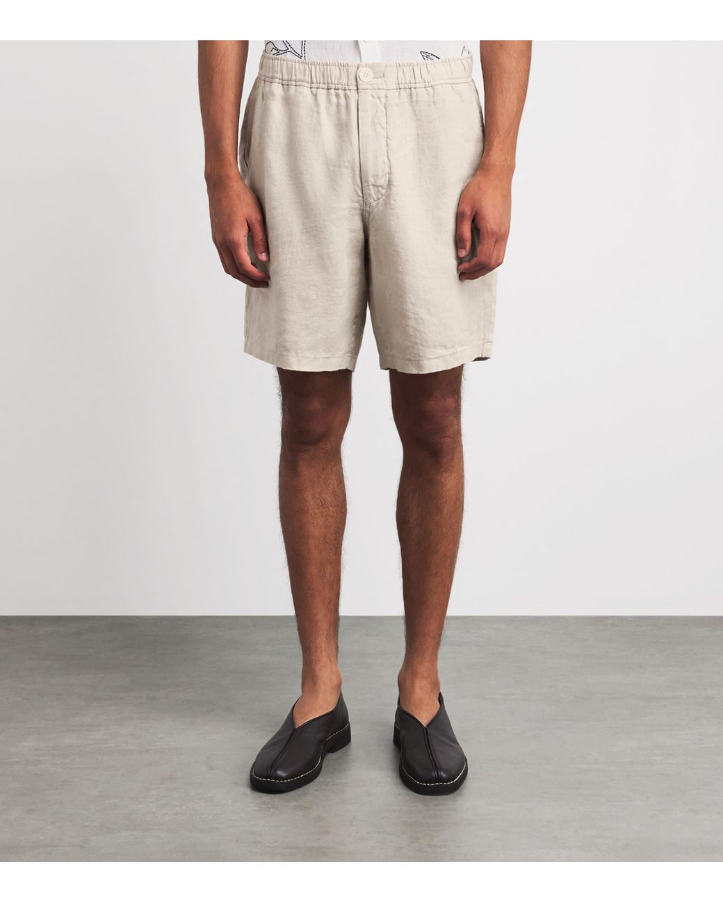 Wax London Natural Linen Kurt Shorts for men