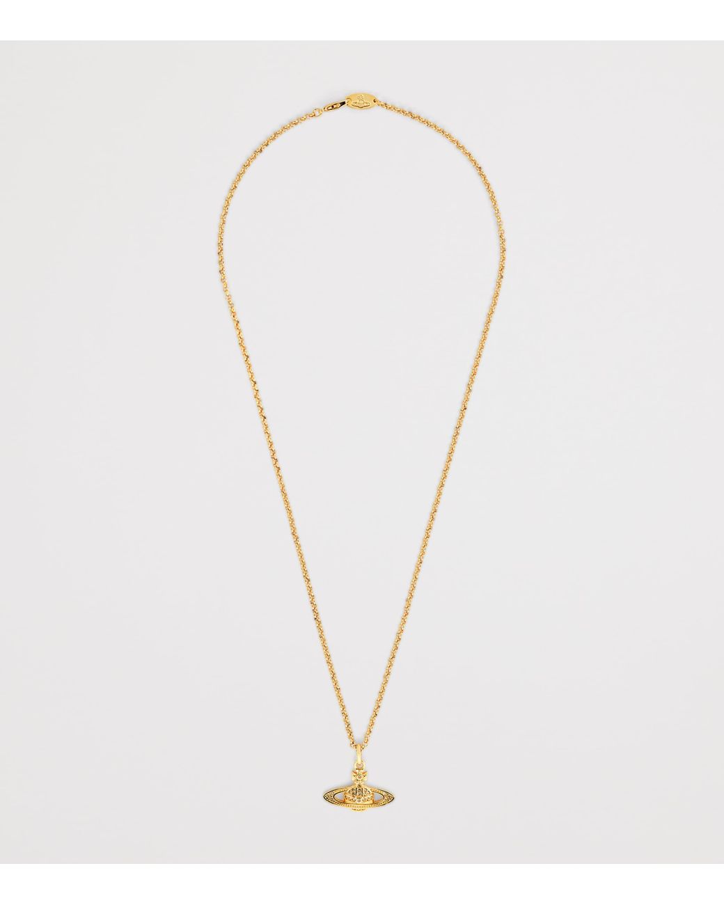 Vivienne Westwood Metallic Crystal Bas Relief Necklace for men