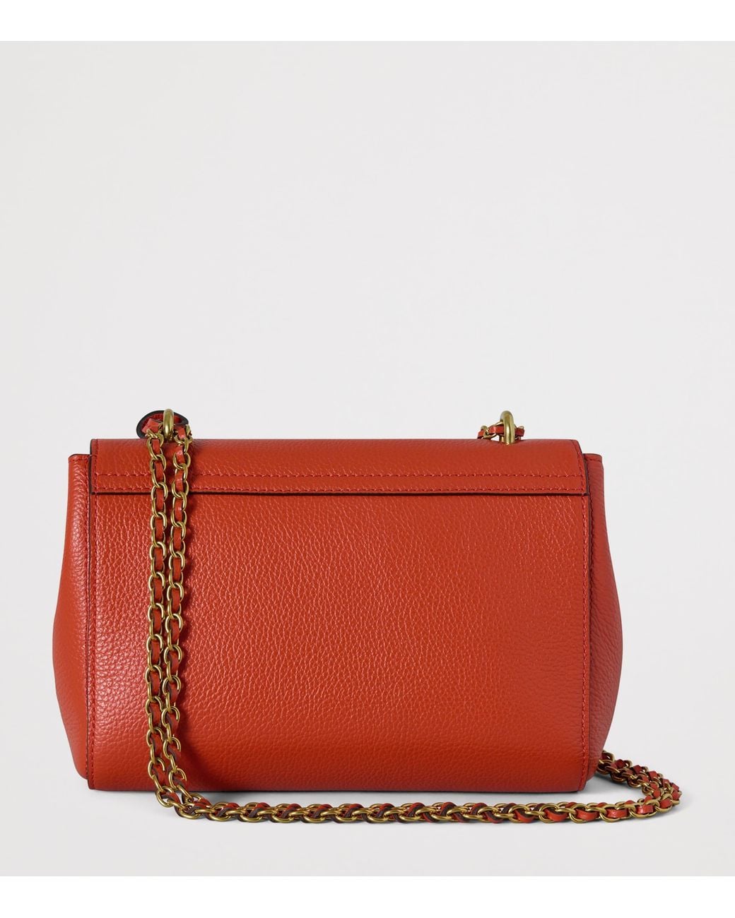 Mulberry Red Leather Lily Shoulder Bag