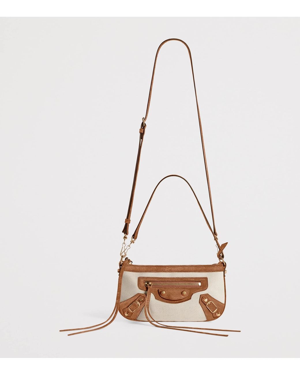 Balenciaga Metallic Canvas Le City Pouch