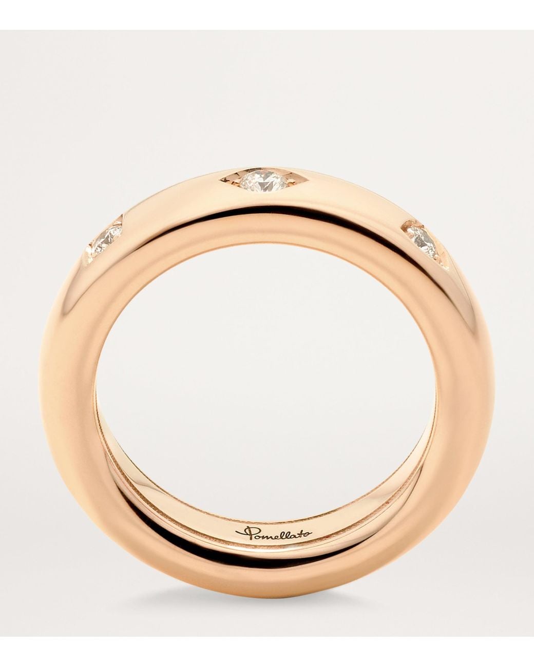 Pomellato Metallic And Diamond Iconica Ring