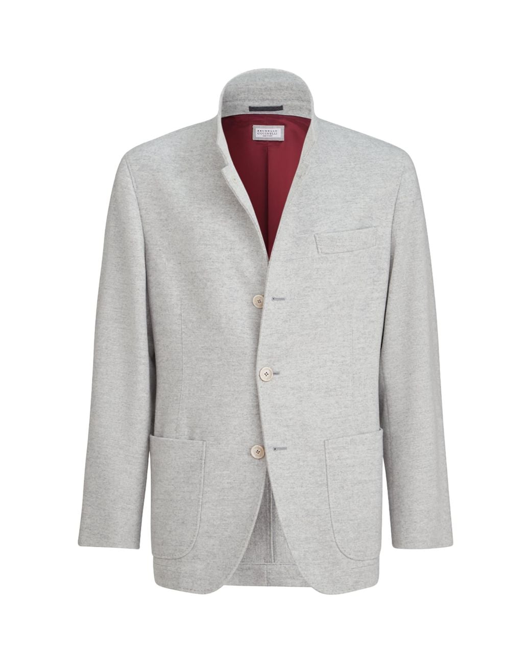 Brunello Cucinelli Gray Water-Resistant Cashmere Blazer for men