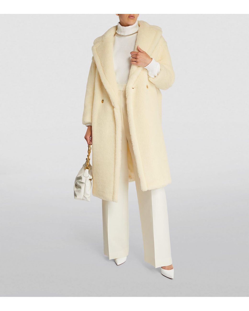 Max Mara Natural Teddy Bear Icon Coat