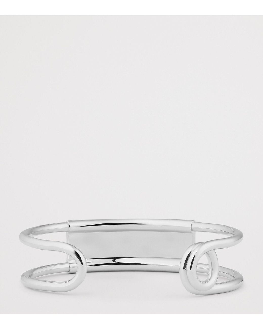 Givenchy White Safety Pin Logo Bracelet for men