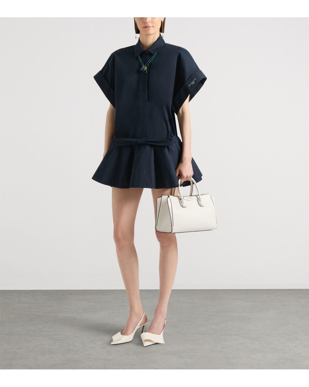 Givenchy White Small Antigona Catchall Top-Handle Bag