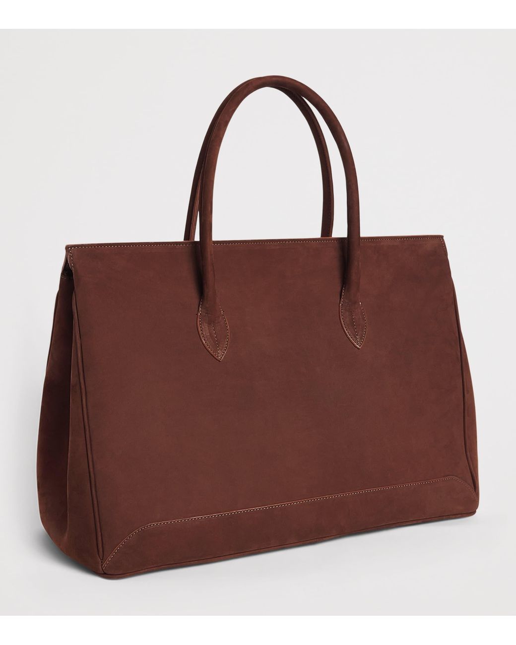 Colombo Brown Suede Holdall Bag for men