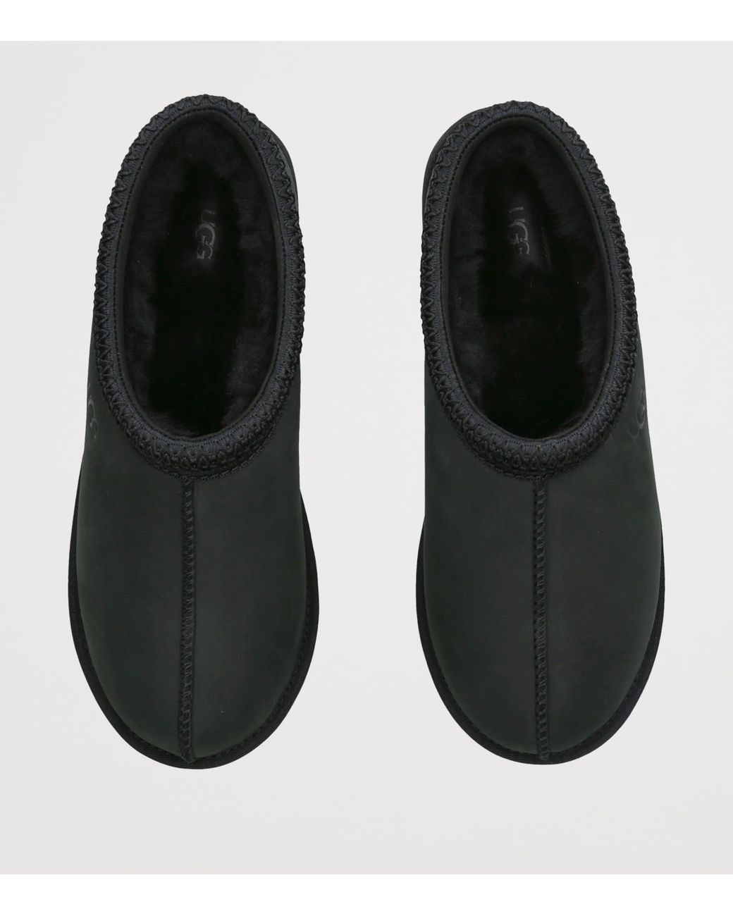 Ugg Black Nubuck Tasman Ii Slippers for men