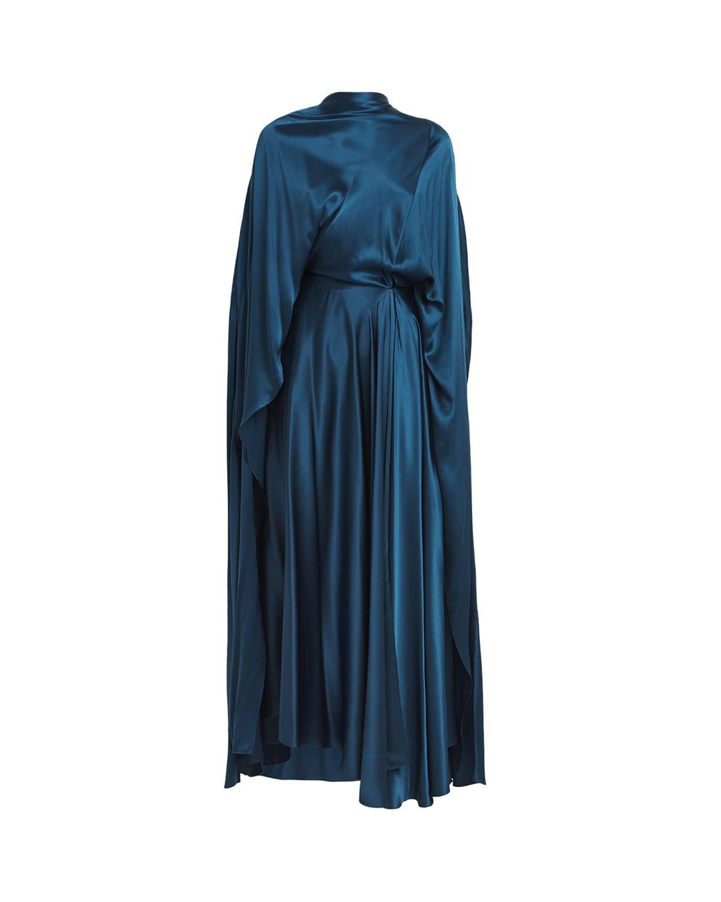 ROKSANDA Cape-Detail Andromeda Dress in Blue | Lyst