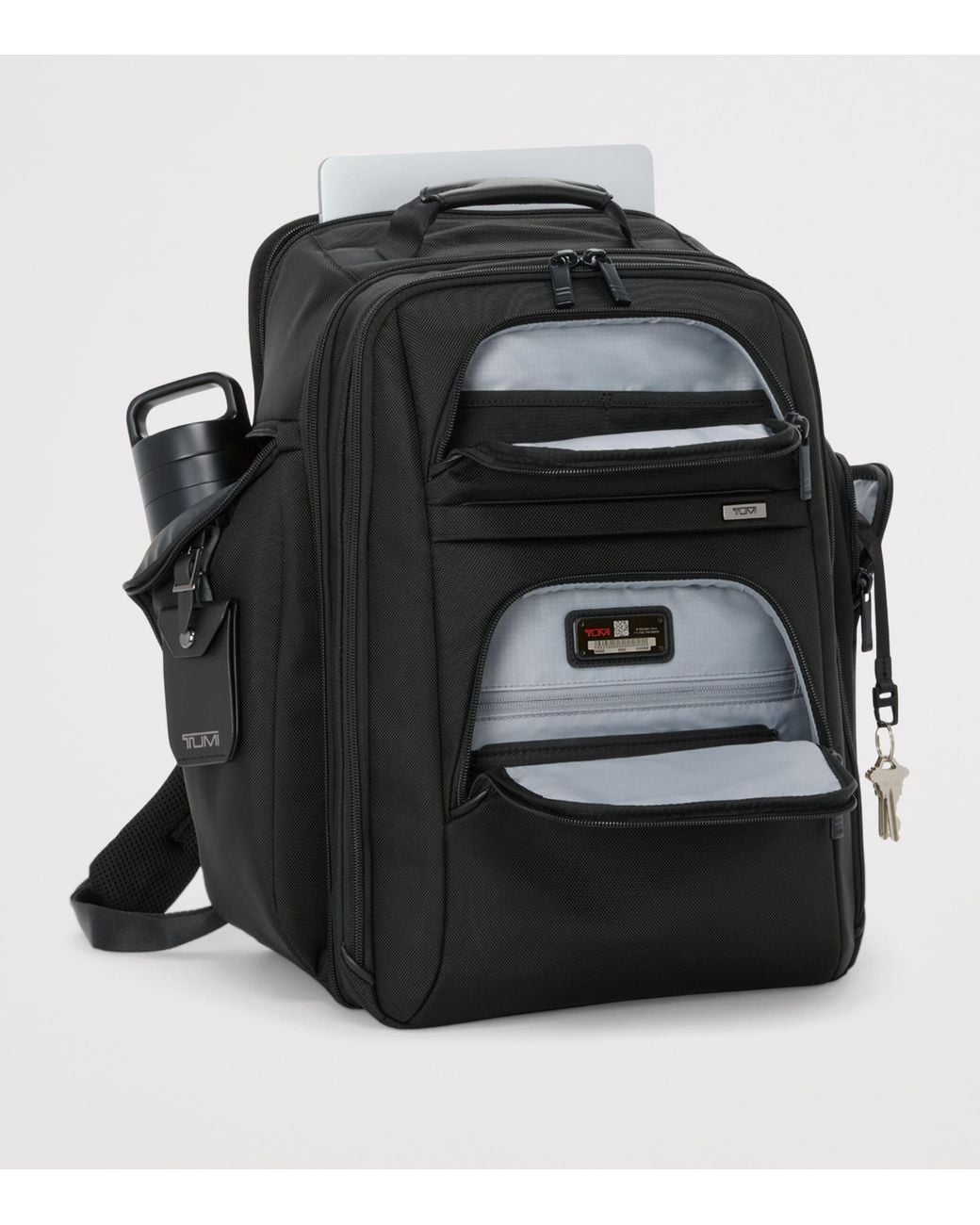 Tumi Black Alpha 4 Packing Backpack