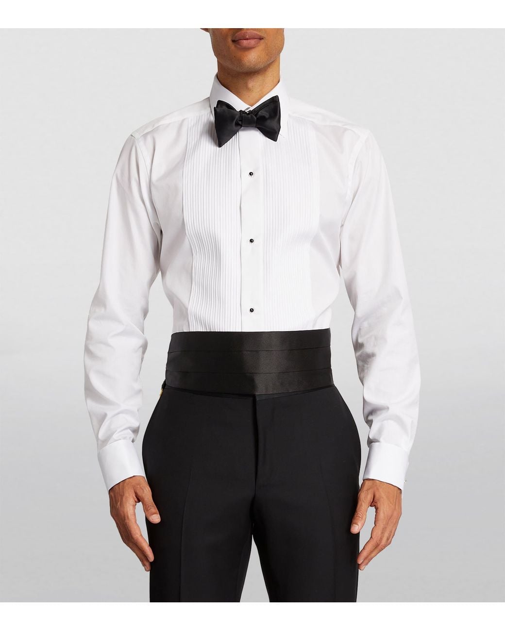 Canali Black Silk Cummerbund for men