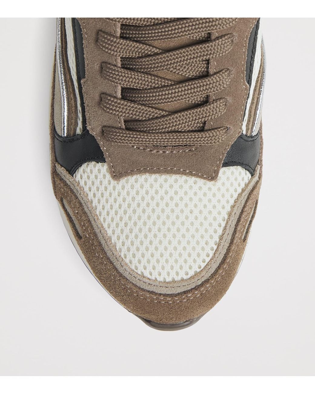 Sandro Brown Flame Sneakers