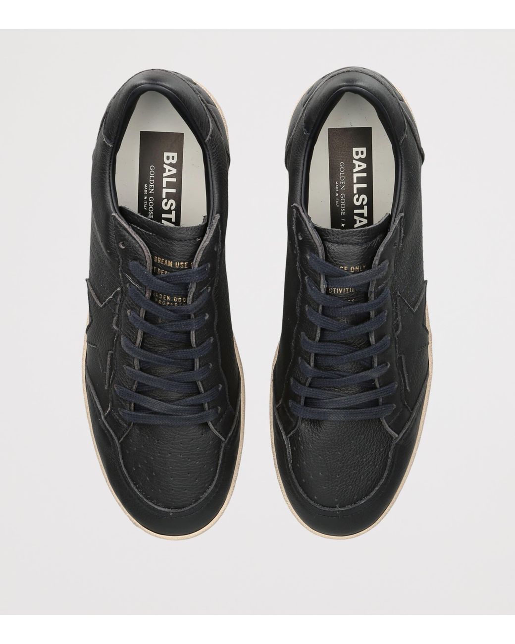 Golden Goose Deluxe Brand Blue Leather Ball Star Sneakers for men