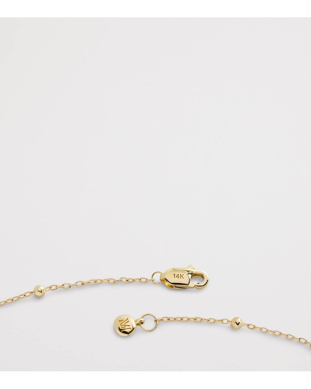 Monica Vinader Metallic Beaded Chain Bracelet