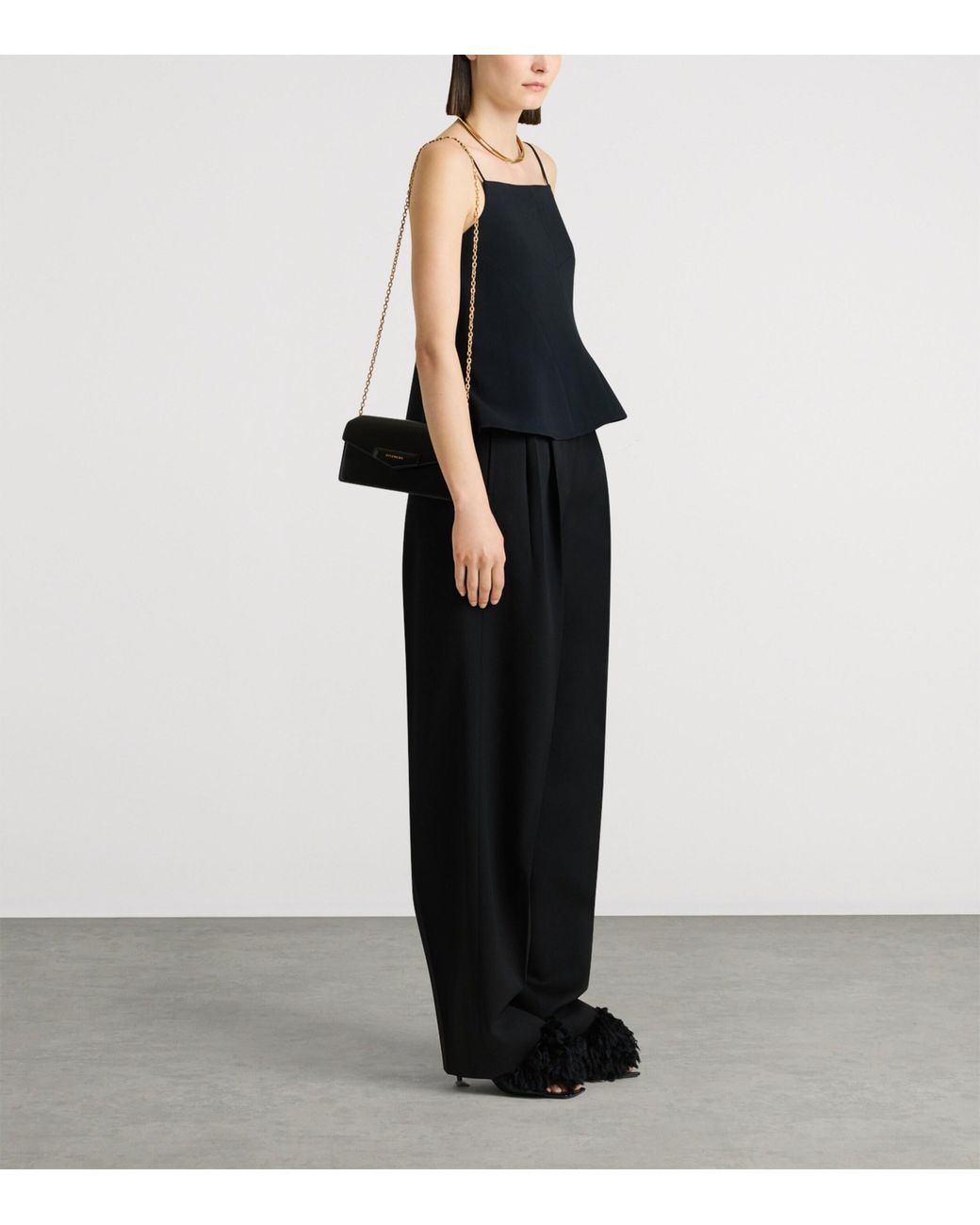 Givenchy Blue Square-Neck Cami Top