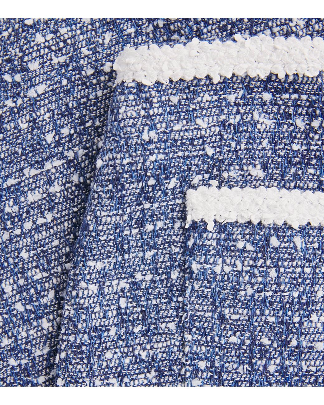 Maje Blue Bouclé Tweed Trousers