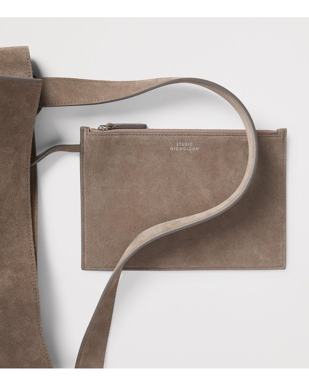 Studio Nicholson Brown Suede Doublet Tote Bag for men