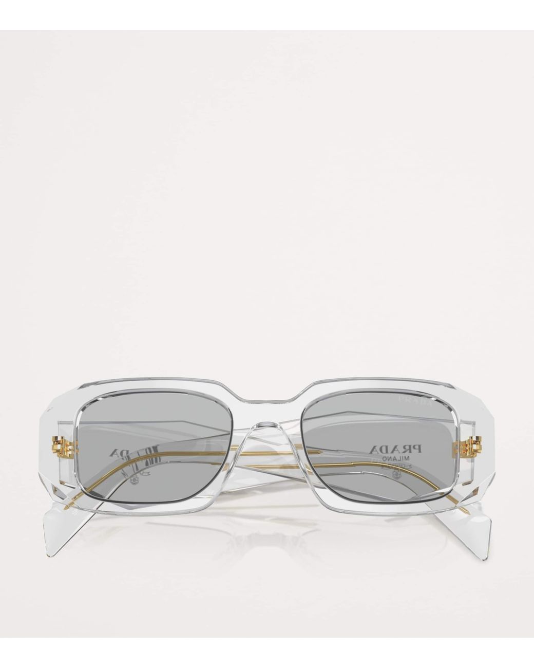 Prada Gray Acetate Pr 17Ws Sunglasses
