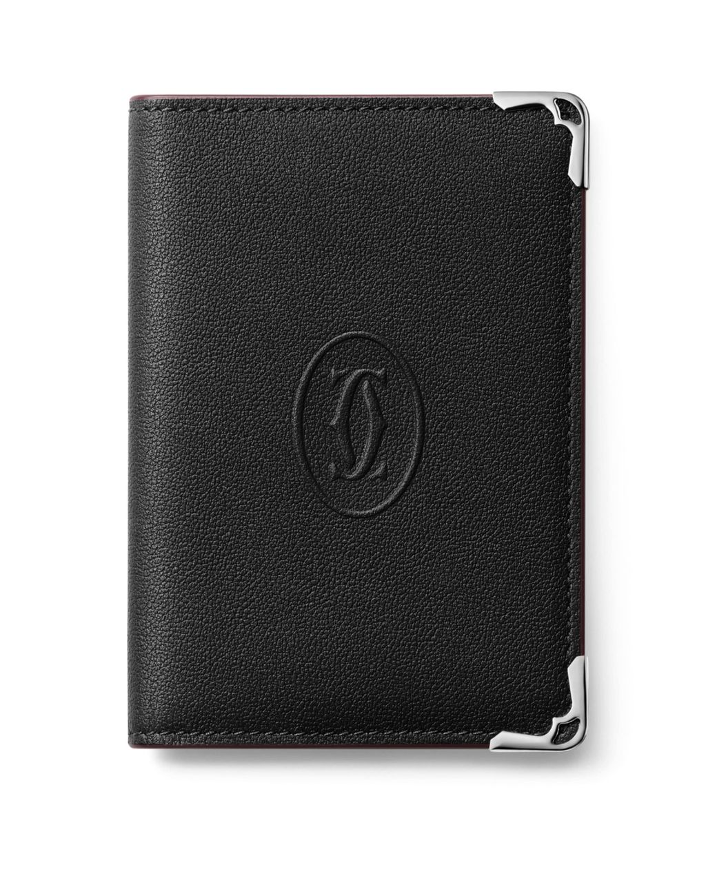 Cartier Black Leather Must De Card Holder for men