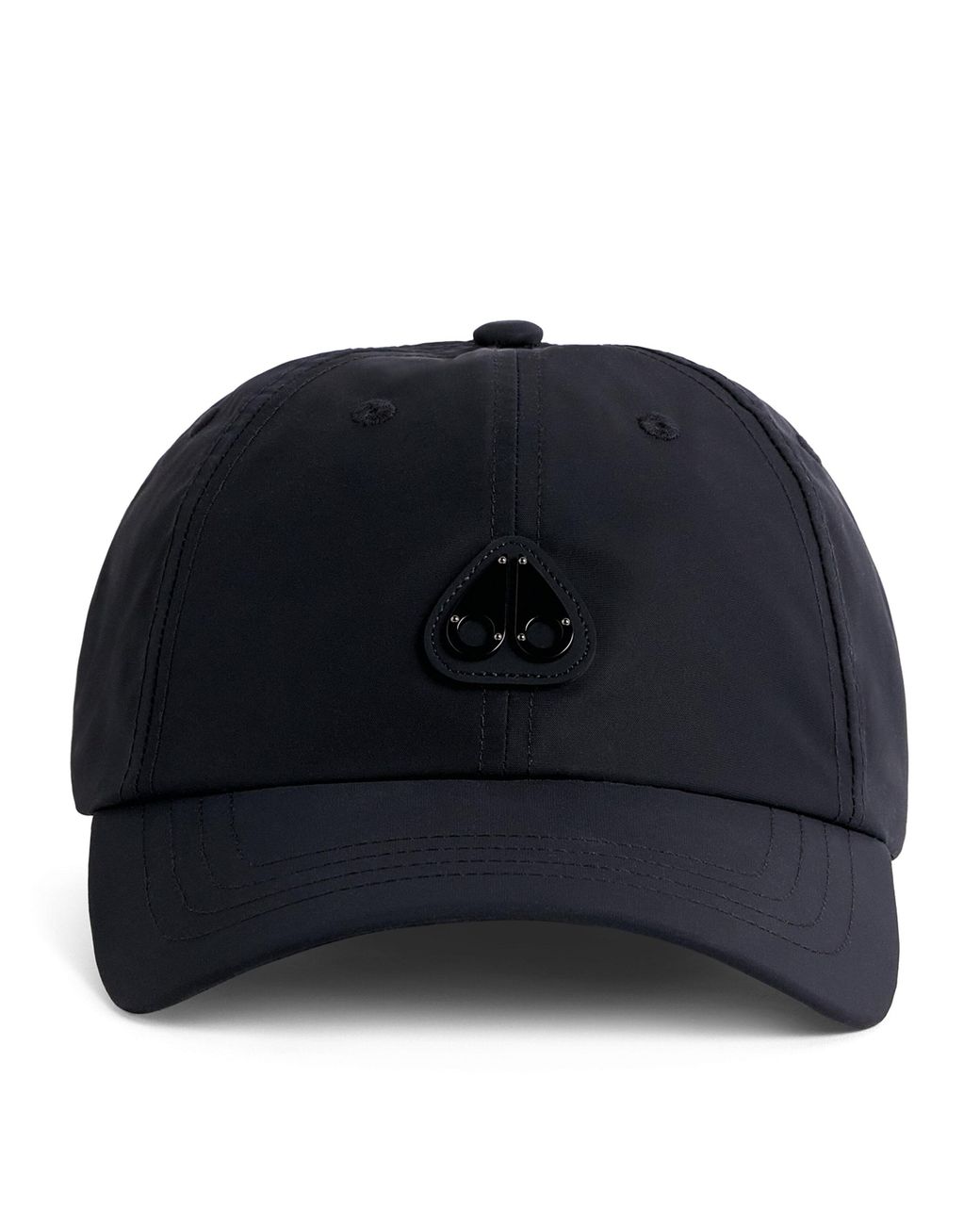 Moose Knuckles Blue Cotton Logo Baseball Cap for men