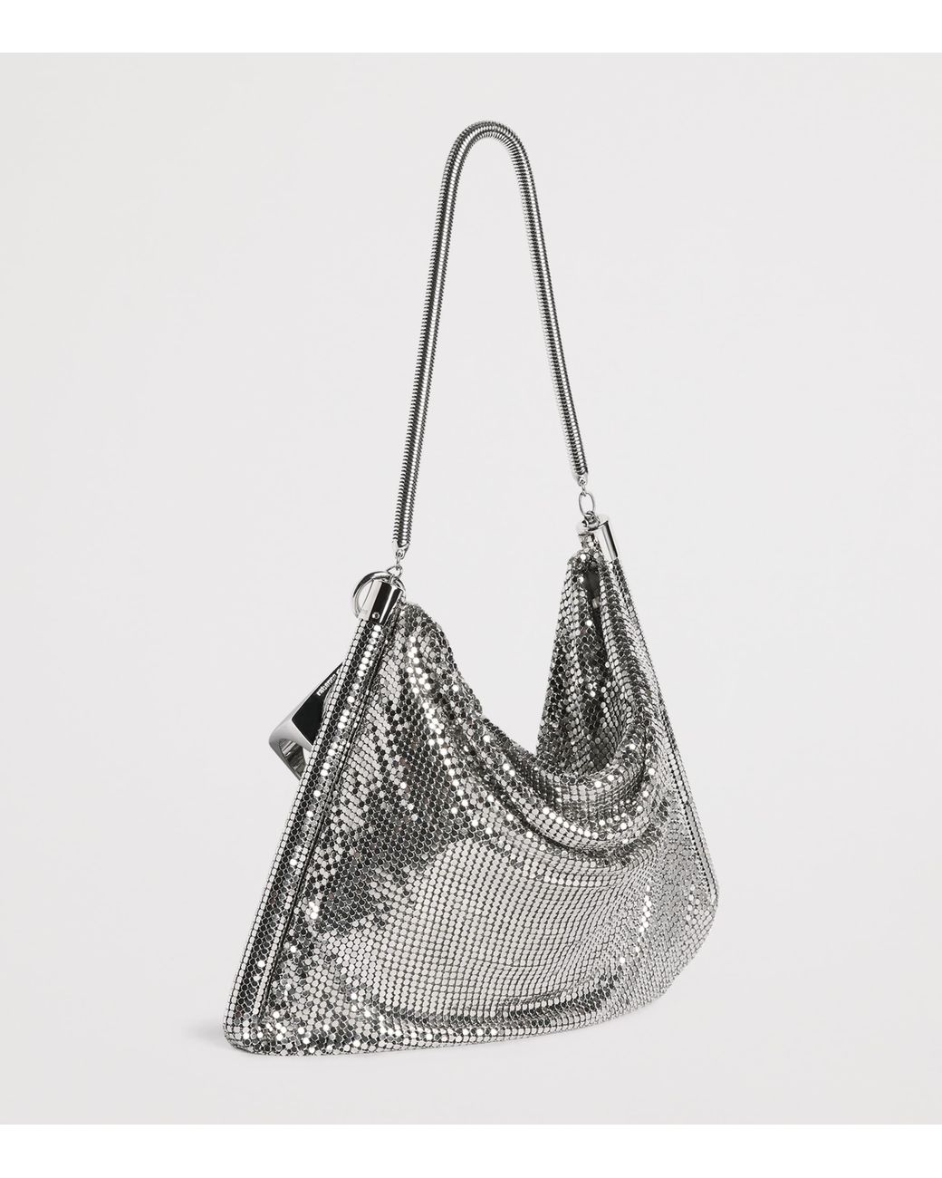 Rabanne Gray Chainmail Shoulder Bag