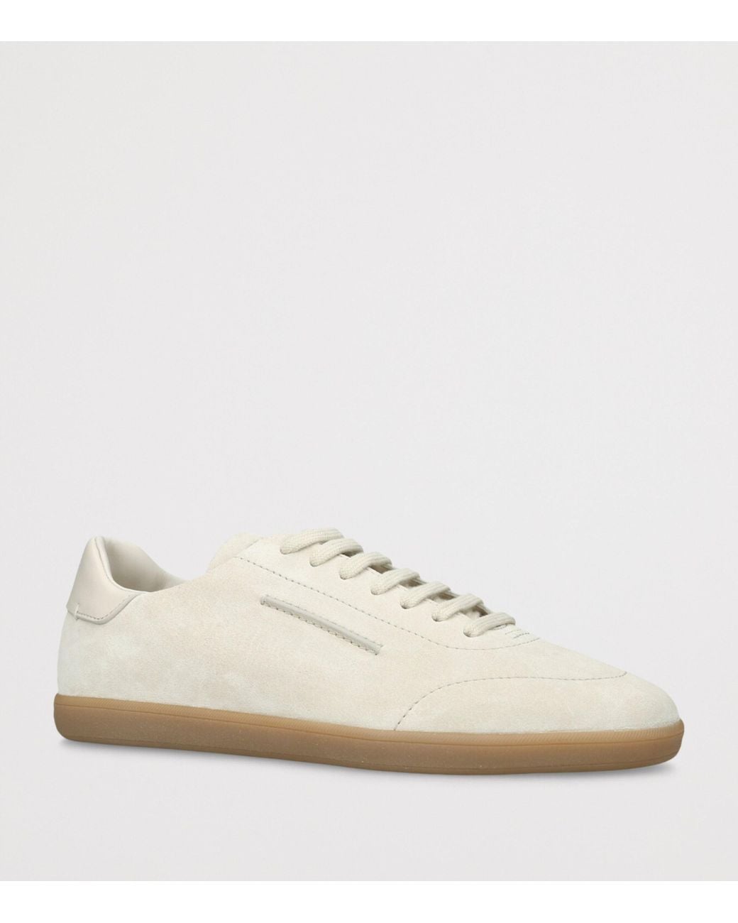 Zegna White Suede 232 Sneakers for men