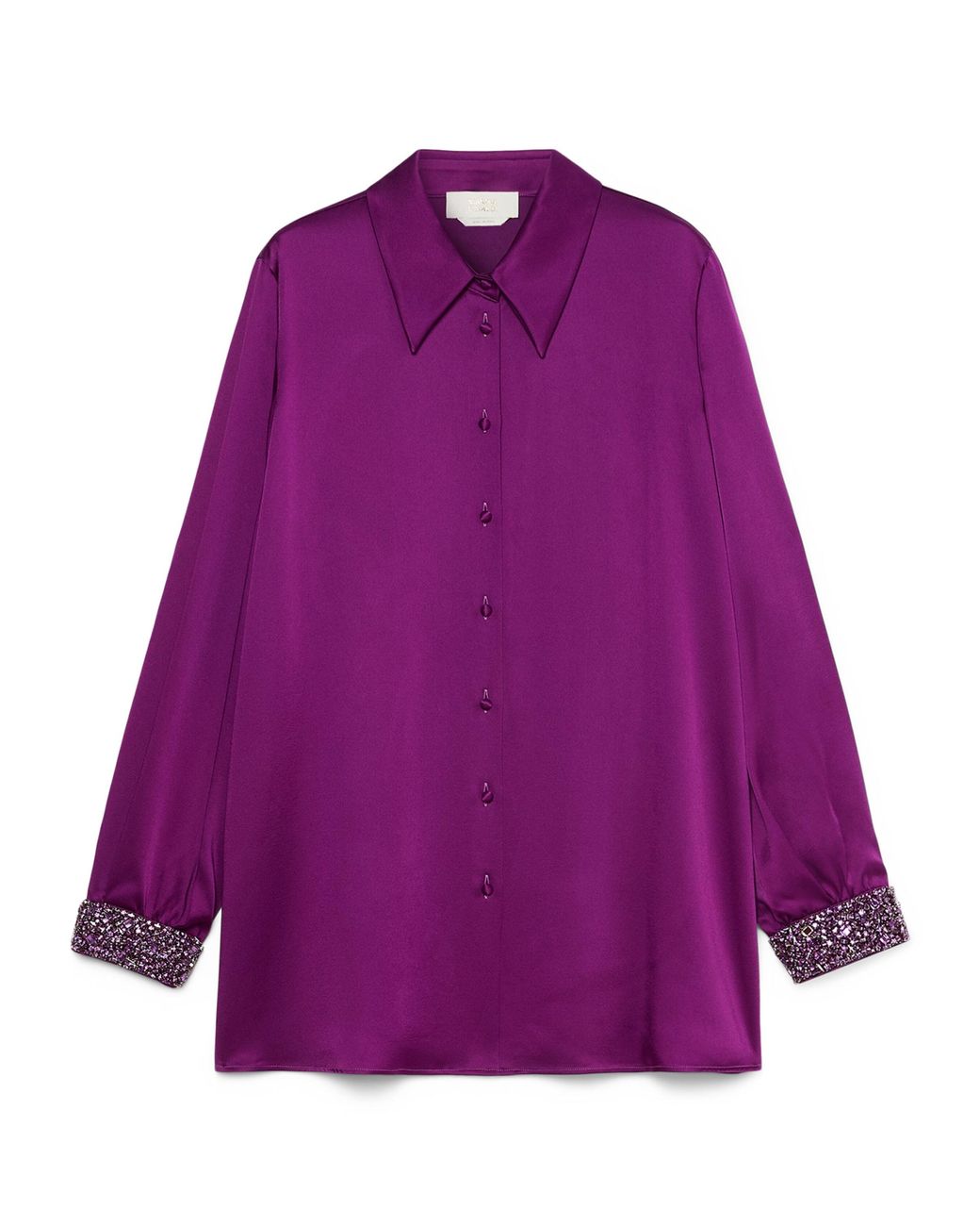Marina Rinaldi Purple Embellished Shirt