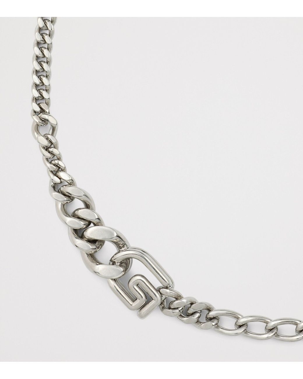 Givenchy Metallic G Line Chain Necklace for men