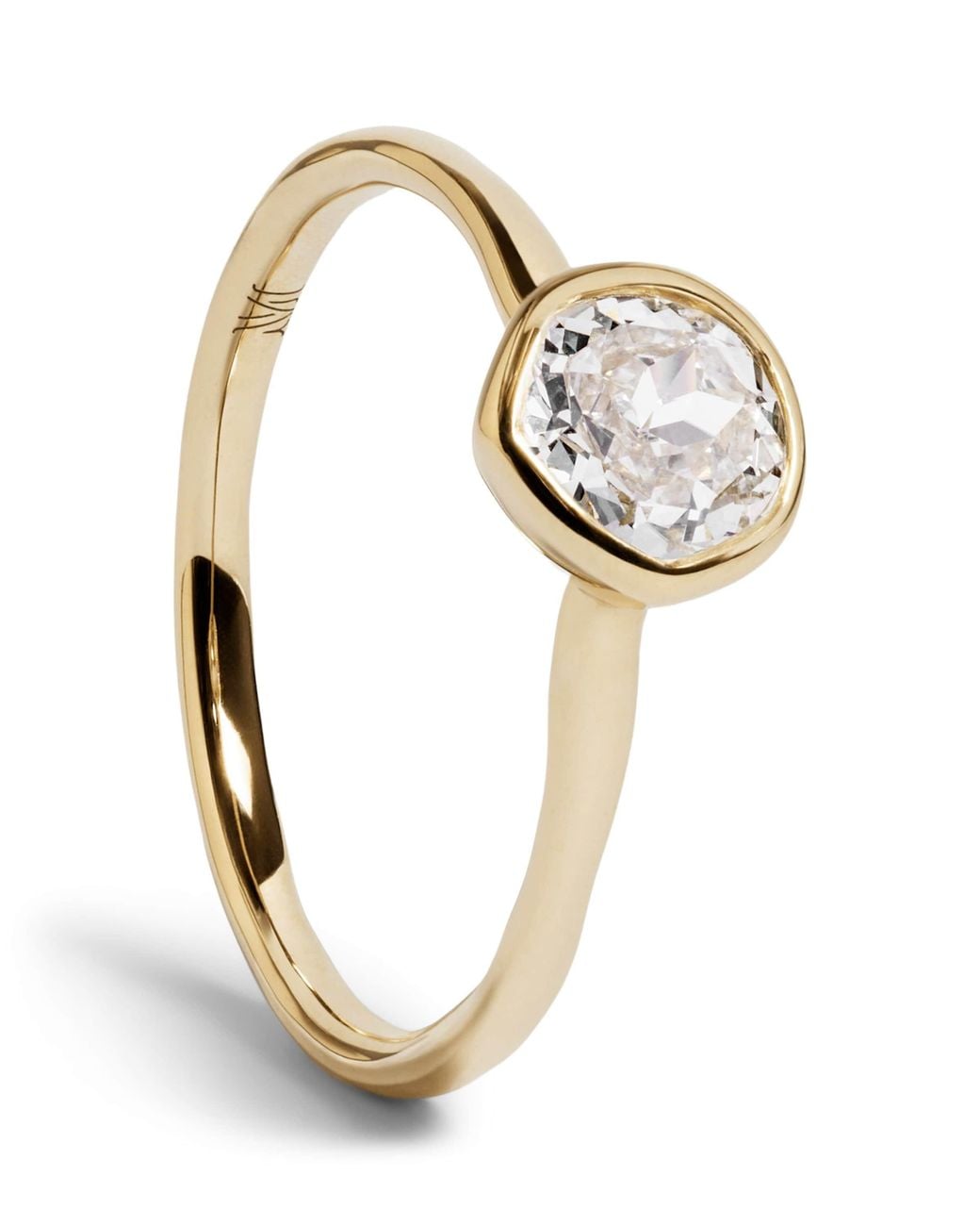 Monica Vinader White And Diamond Siren Ring