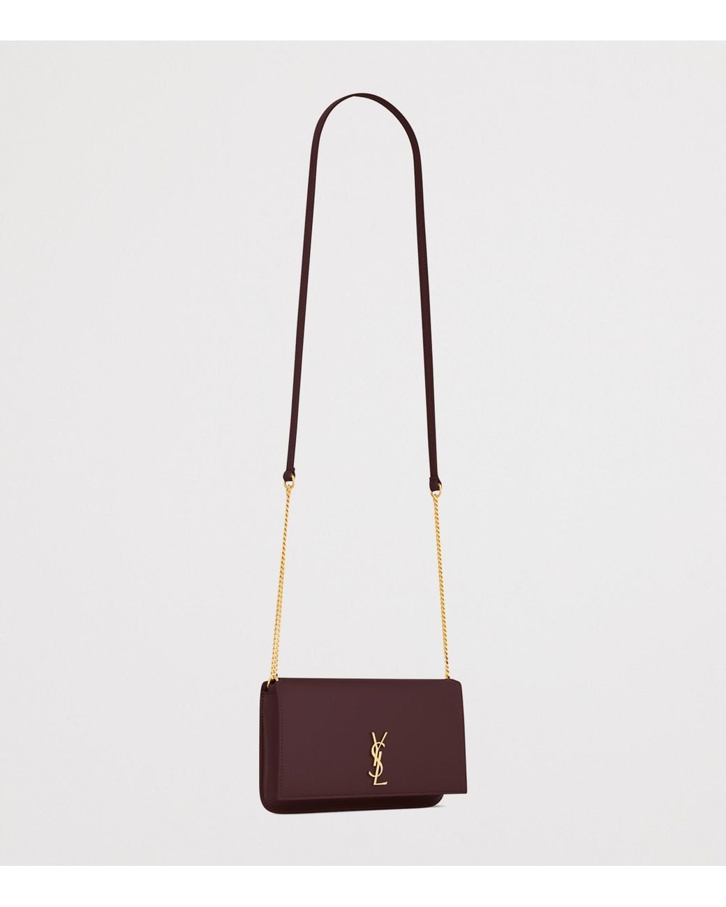 Saint Laurent White Cassandre Phone Holder