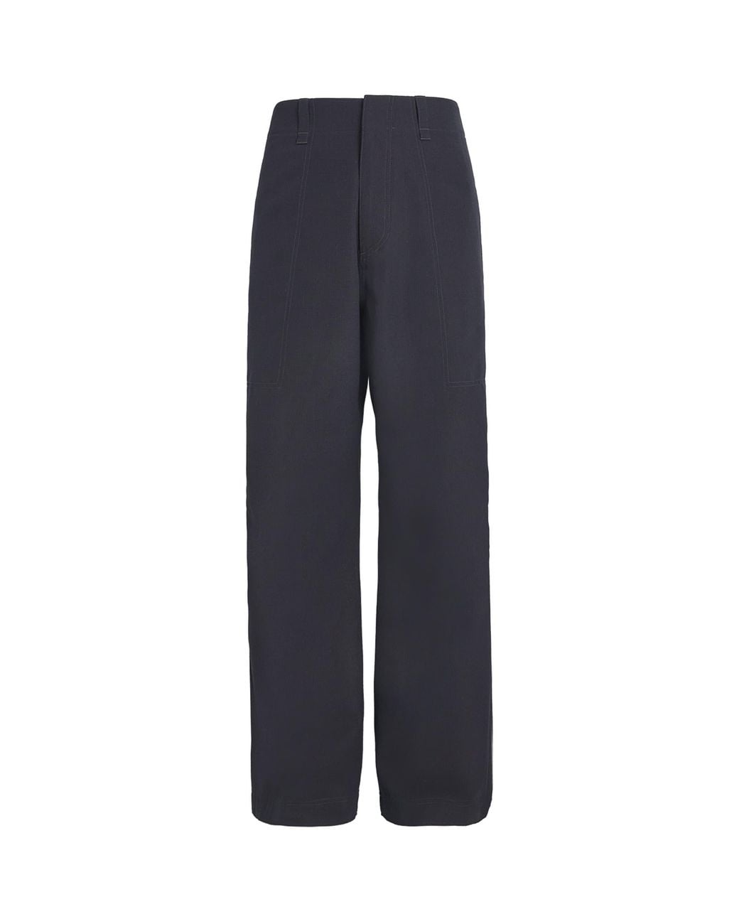 Paul Smith Blue Wool Ripstop Fatigue Trousers for men