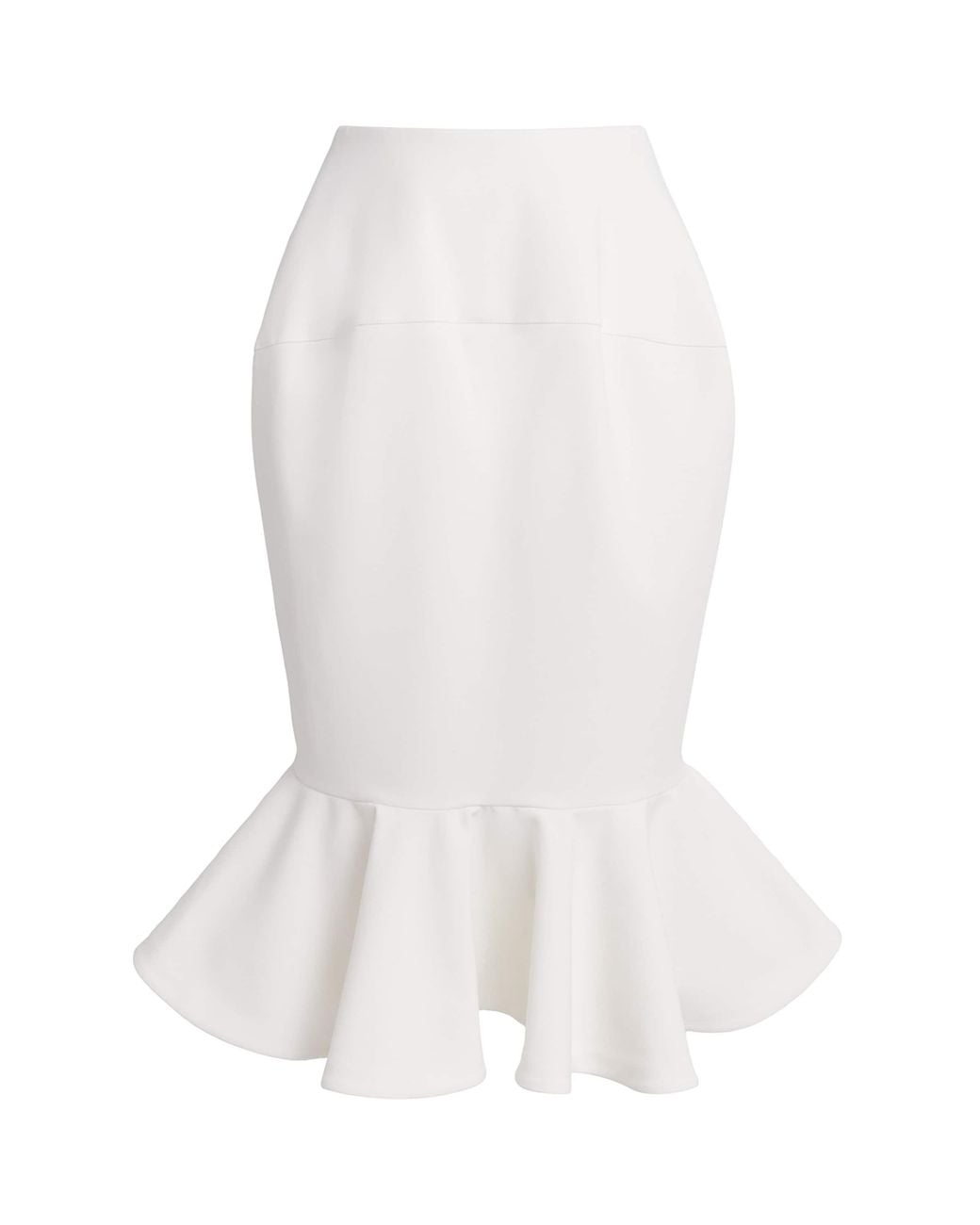 Jacquemus White La Palmier Midi Skirt