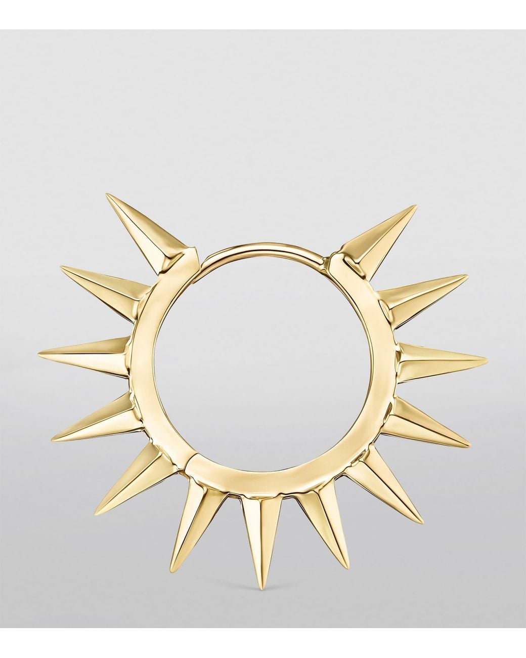 Maria Tash Metallic Metal Mohawk Hoop Earring