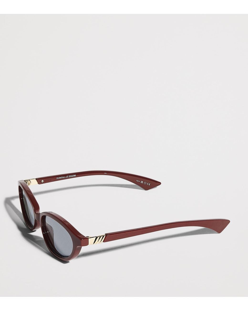 Le Specs Metallic Duskfall Cat Eye Sunglasses